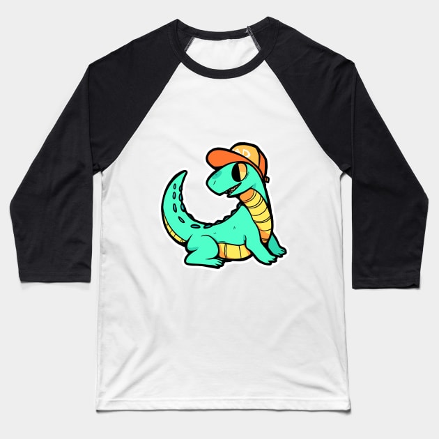 Rad Gator Baseball T-Shirt by arkay9